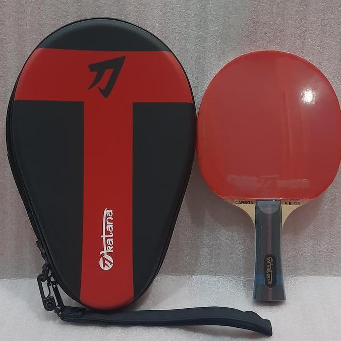 TERMURAH - BET PINGPONG KATANA KB-08 CARBON - BONUS COVER - ORIGINAL
