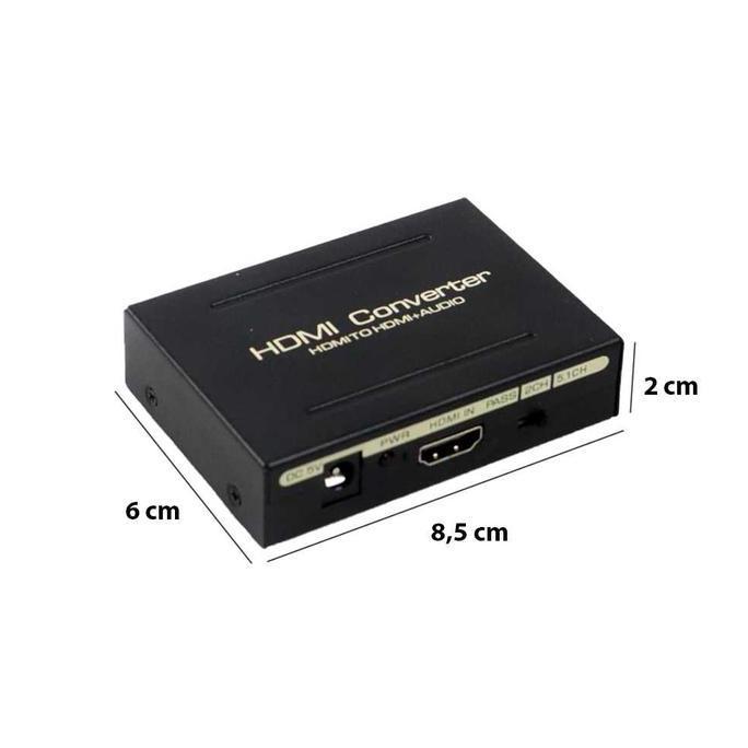 Converter HDMI to HDMI Optical SPDIF RCA Extractor Audio Splitter