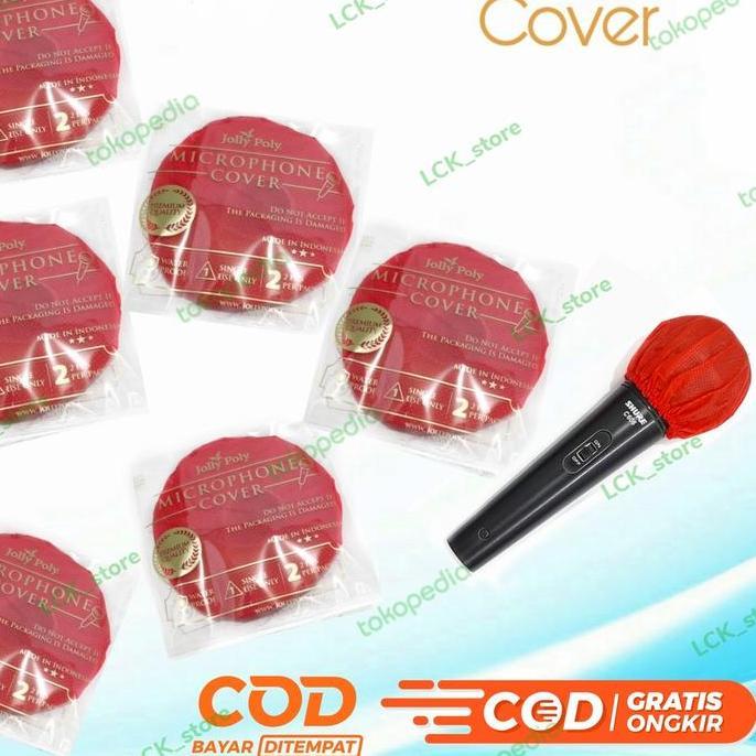 Volwe- Cover Microphone /Cover Mic /Sarung Microphone/Tisu Mic/Pembungkus Mic