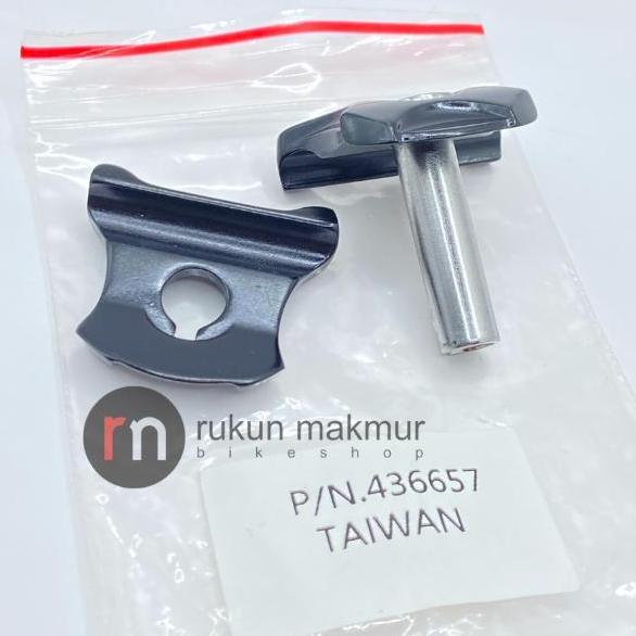 Promo Trek Bontrager Seatpost Part Saddle Clamp Ear 7 x 7 mm Rail Alloy Aluminum / Titanium ( Bulat 