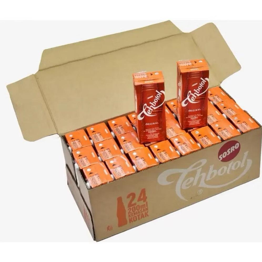 Teh Botol Sosro Kotak 200ml 1 Dus Asli
