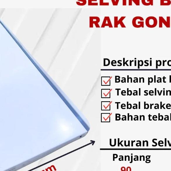 Shelving Tatakan Rak Gondola Minimarket