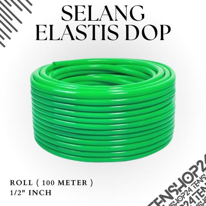 Selang Elastis Dop 1/2" Inch 100 Meter Selang Air Taman