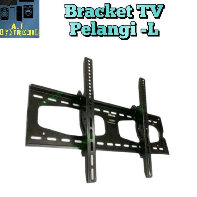 TERMURAH - Bracket TV Tebal ukuran L 43-65 Inch / Bracket Pelangi