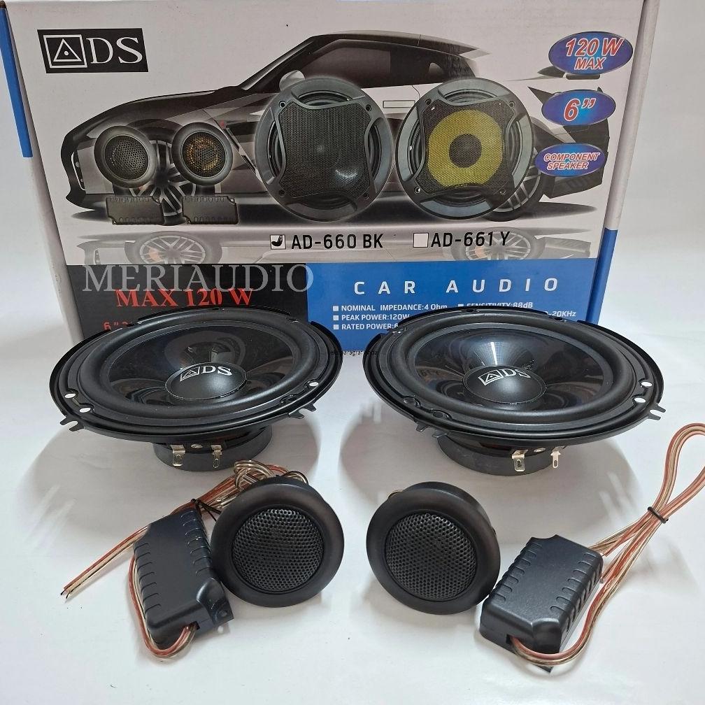 BESTPROMO Speaker Split ADS Component Set 6 inch Speaker ADS