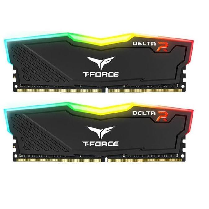 TERBARU - Ram Team T-Force Delta 16GB (2x8) 3200Mhz / Team Delta 3200Mhz 16Gb