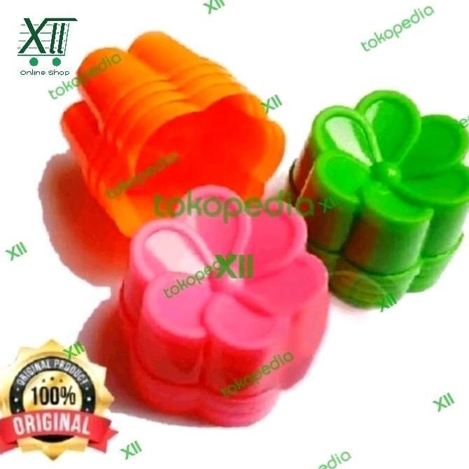 KH JASMINE PLASTIC MOLD SET 12 PCS CETAKAN AGAR BUNGA KUE TALAM