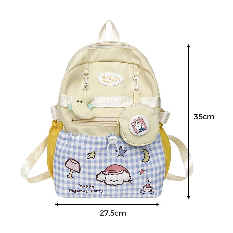 Safitri Supply - Pinkbubbly.Widget Gratis Tas Sekolah Wanita Lucu Anak Perempuan Tas Bahu Dopamin Ku