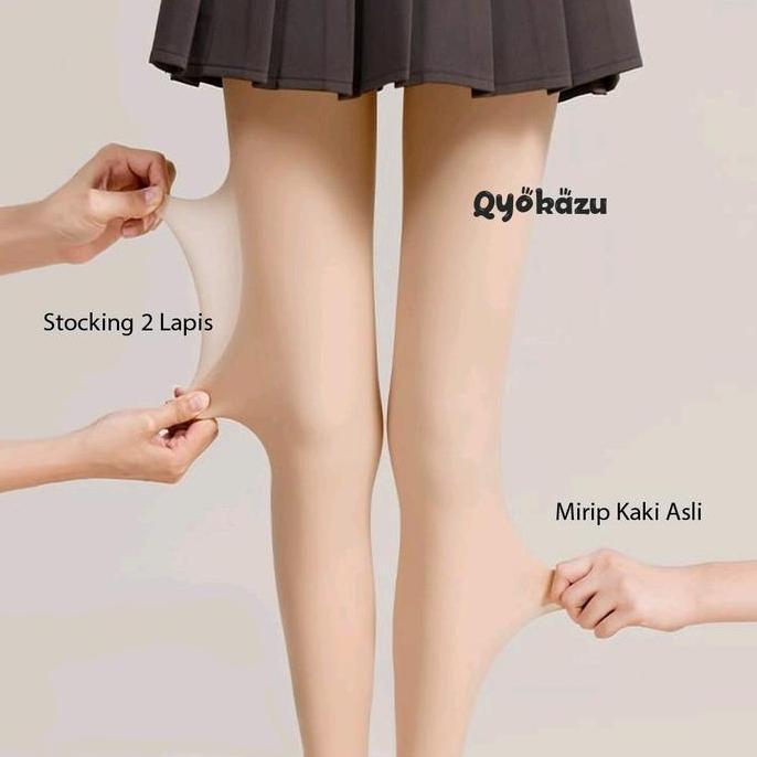 stocking pantyhose UV SEMI mijing kulit jepang Terlihat seperti kulit kaki asli