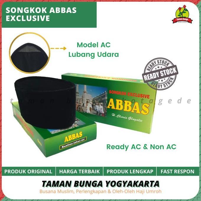 Termurah / Hot Sale Songkok Kopyah Peci Hitam Polos Abbas