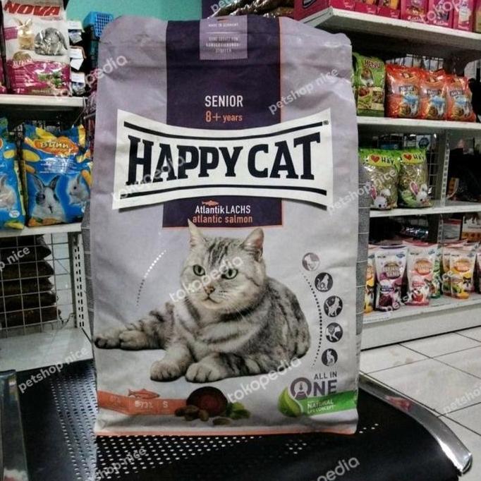 TERMURAH - Happy cat dry food senior 4kg