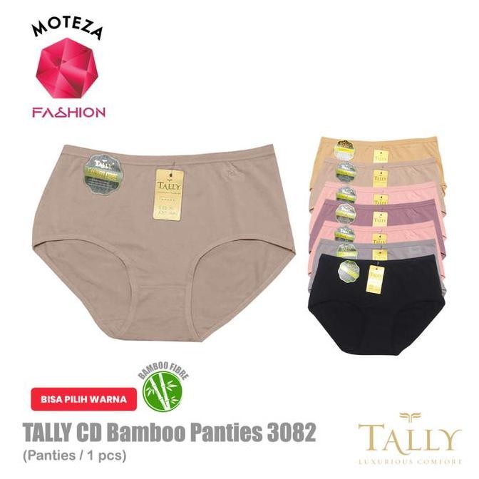 Tally 3082 Cd Celana Dalam Wanita - Katun Bamboo Bambu Midi Waist