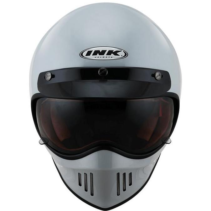 Helm INK TROOPER Solid Full Face Retro Klasik Original BIN