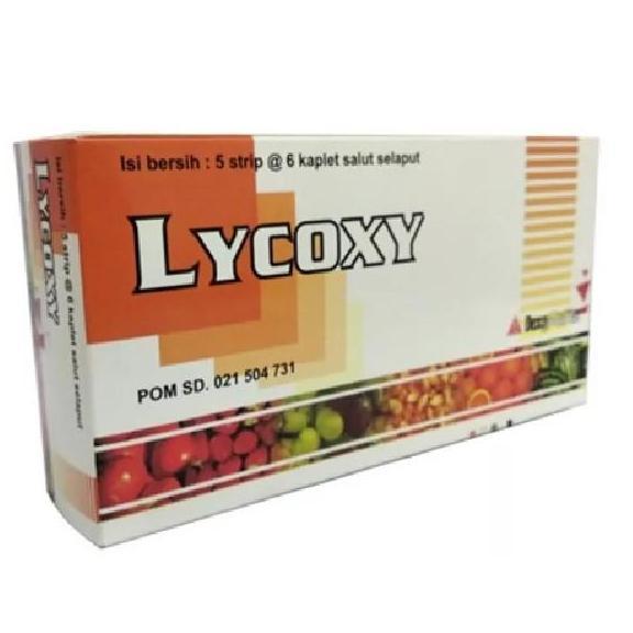 Vitafix- Lycoxy 1 Strip @ 6 Kaplet / Antioksidan / Daya Tahan Tubuh