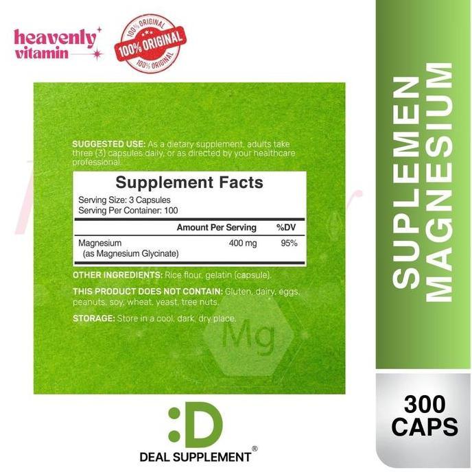 Vitafix- Deal Supplement Magnesium Glycinate 500Mg -180 & 240 Veggie Capsules