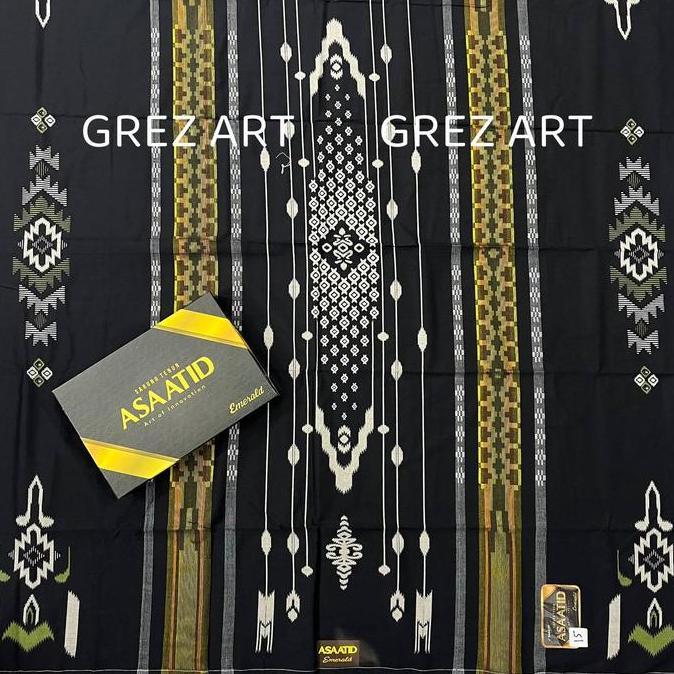 Disiniaja- Sarung Assatid Motif Emerald Songket