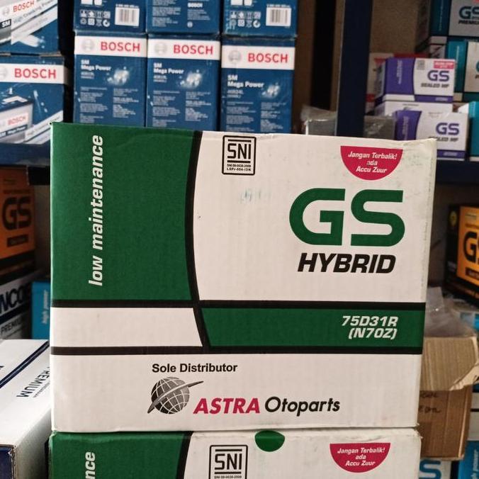 BEBAS ONGKIR - Aki Kijang/ Aki L300/ Gs Hybrid N70Z Astra/ Aki Genset/ Aki Kuda