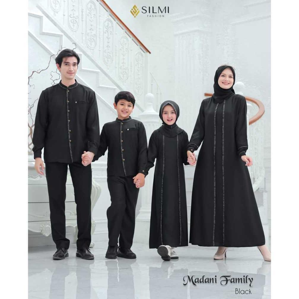 DISKON KHADIJAH | MADANI BY SILMI - GAMIS COUPLE PASANGAN - GAMIS ABAYA REMAJA - ABAYA MUSLIM WANITA