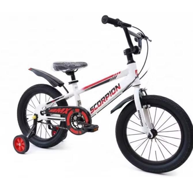 Sepeda Anak Laki BMX 16 Scorpion by Senator 5 - 8 Tahun