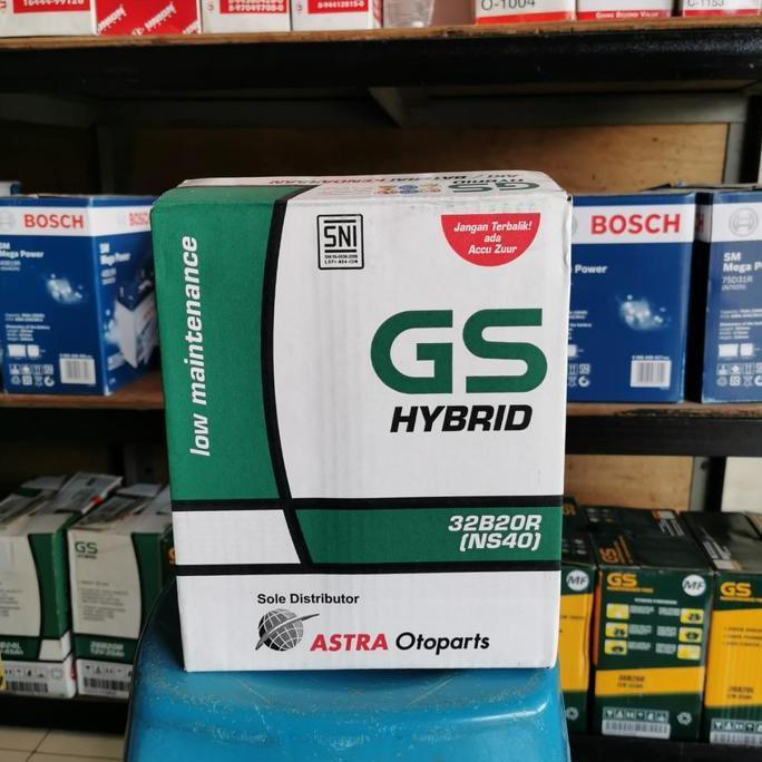 Aki mobil/ Genset/ GS Hybrid NS40 / GS Astra NS 40 Hybrid/ GSNS40