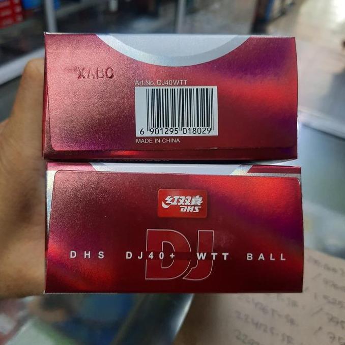 Bola Tenis Meja Dhs Dj40+ Wtt / Bola Pingpong Dhs Dj40+ Wtt - Original