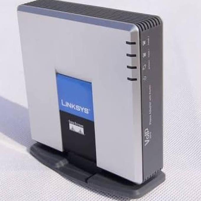TERBARU - Linksys SPA2102 SIP VoIP FXS ATA GATEWAY 2 Port (UPGRADE PAP2T-NA)
