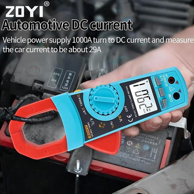 Indusprik- Zoyi Vc903 Auto Range Clamp Meter Tang Amper Digital Tang Ampere Ac Dc