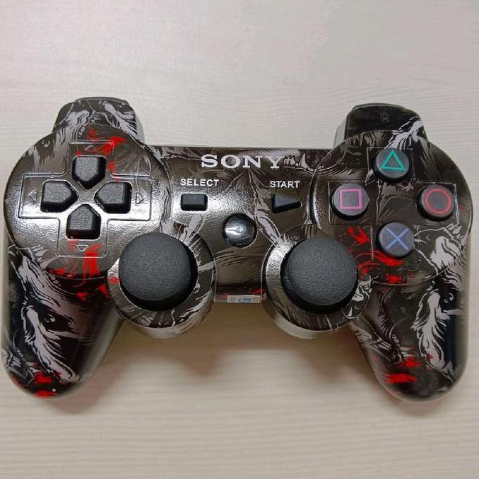 STIK PS3 WIRELESS OP CORAK STIK PS3 WIRELESS ORIGINAL PABRIK MOTIF
