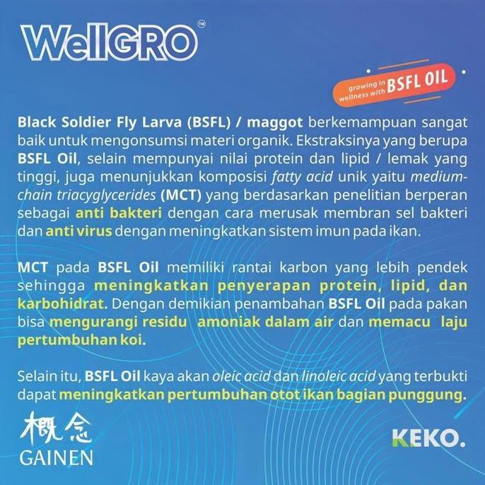 Fishboy- Pakan Koi Wellgro 2 Kg M Floating Makanan Ikan Koi