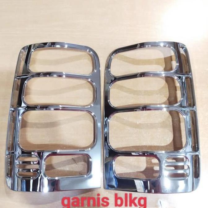 GARNISH LIST LIS LAMPU BELAKANG MOBIL KIJANG EFI LGX 1996 SD 2000 CROM TERBAIK