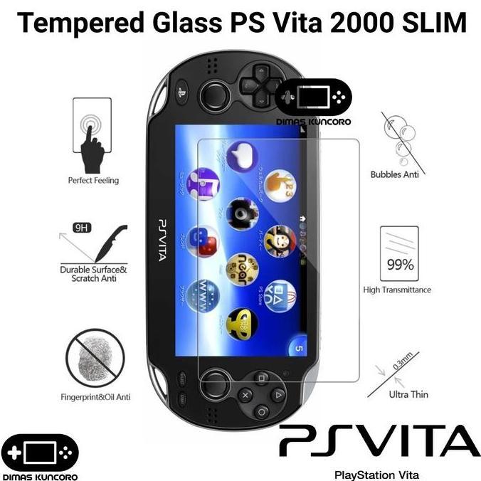 Tempered Glass PS Vita 2000 SLIM anti gores screen guard protector lcd ps vita 2000 slim murah
