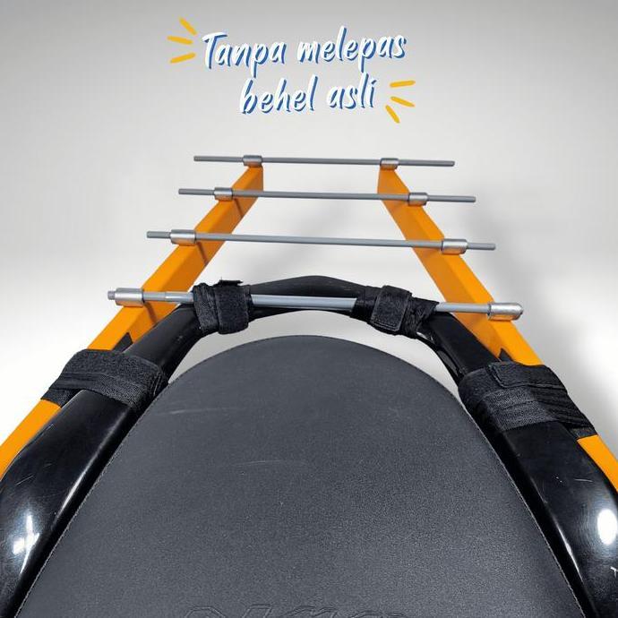 Gendongan Mudik - Besi Behel Belakang - Backrack - Besi Pegangan Motor - Backrest - Bracket Belakang