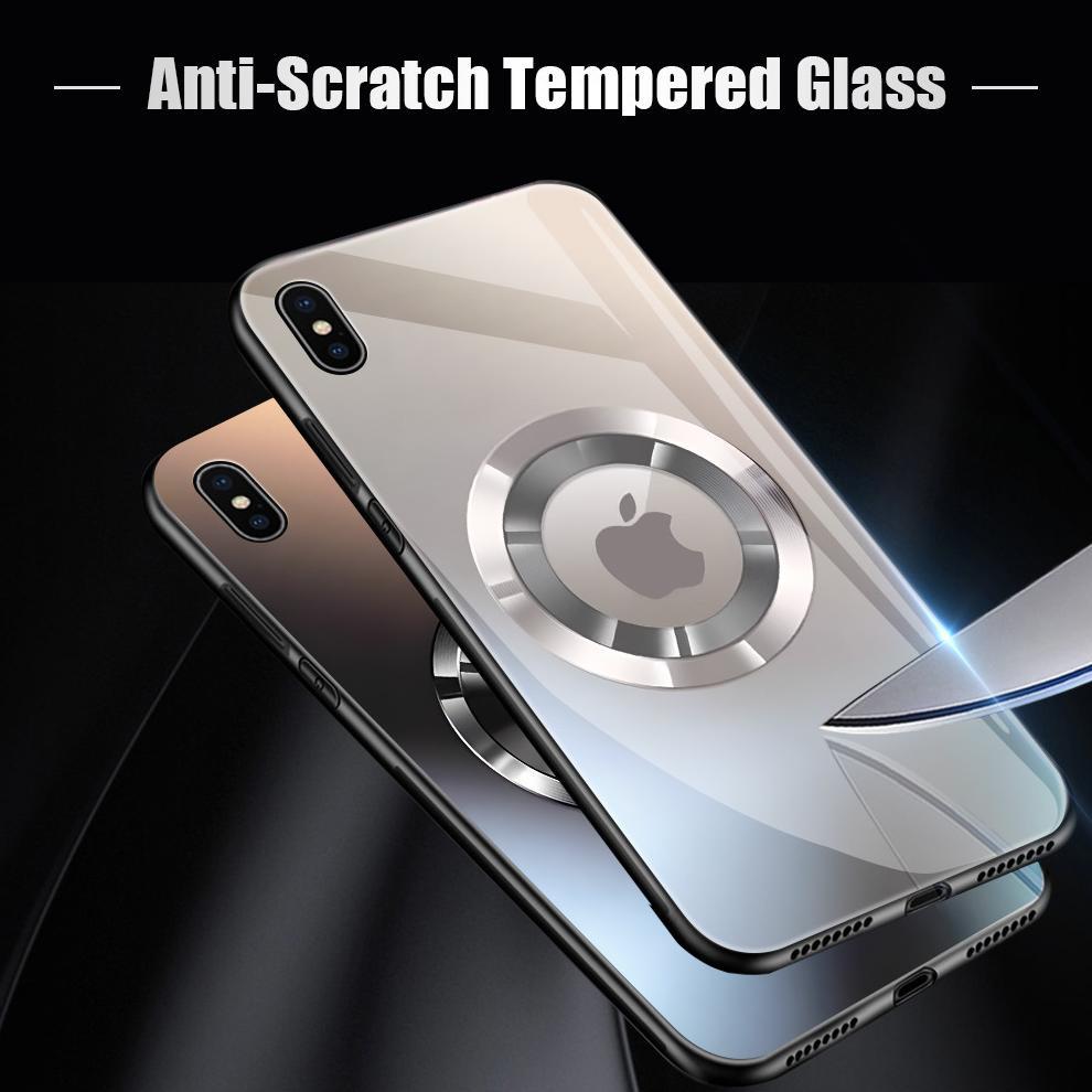 CUCI GUDANG Casing Hp Untuk Compitable With iPhone 7 8 SE 2020 2022 Hardcase Ponsel Kaca Cassing Fas