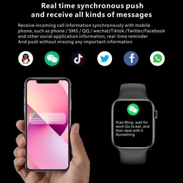 BEST SALE Jam Tangan Hp Pintar Android Smartwatch Anak Pria Wanita Dewasa Pelacak Kalori Monitor kes