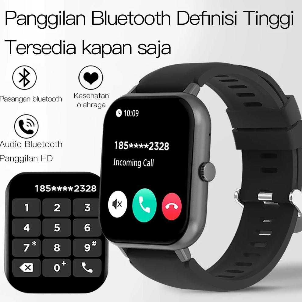 PROMO OLEVS Smartwatch Pria Wanita Original Anti Air Smartwatch Multifungsi Bluetooth Watch