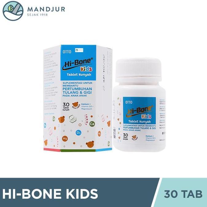 Hi-Bone Kids 30 Kunyah - Kesehatan Tulang Anak
