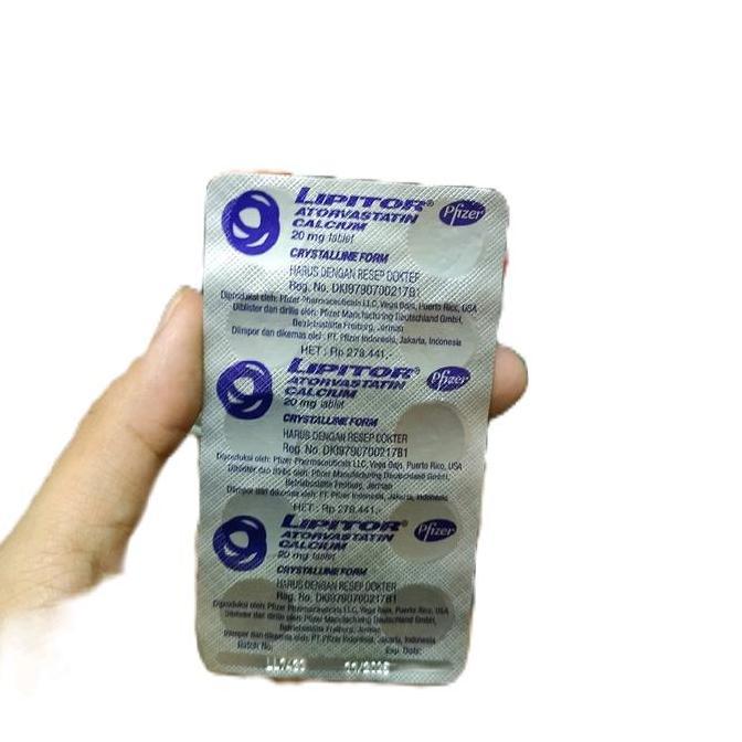 Suplemen Lipitor20/strip isi 10