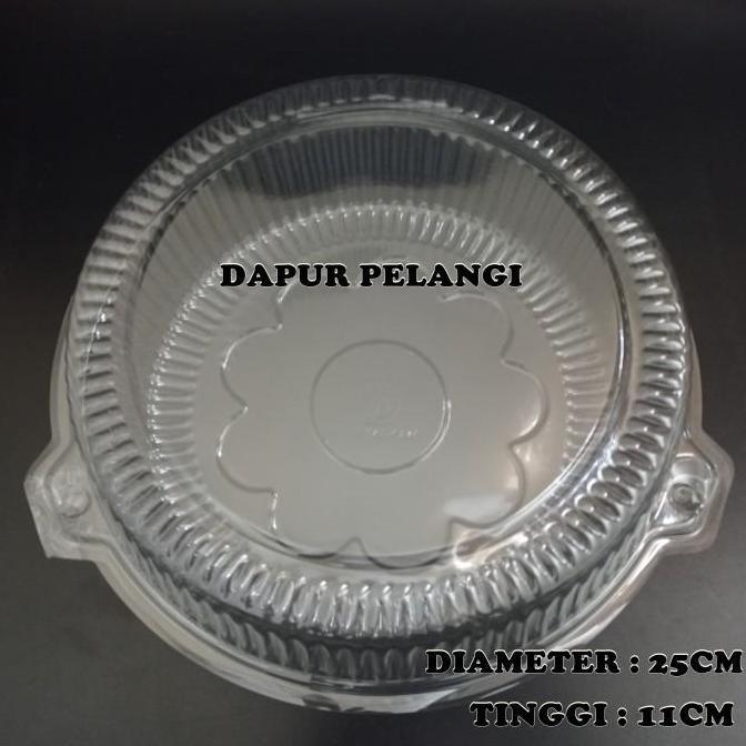 Mika Chiffon Bulat 25 / Mika Kue Bolu 25cm isi 50pcs