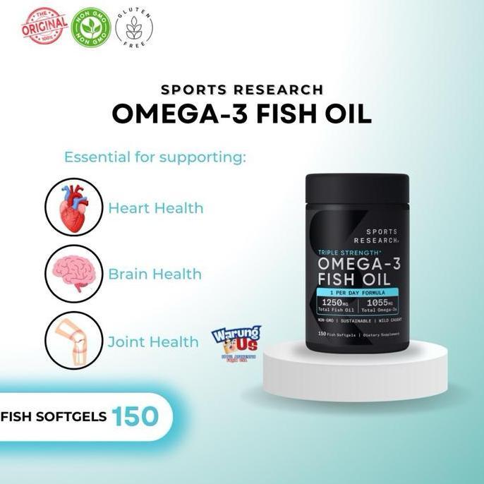 SR Omega 3 Fish Oil Triple Strength (Ori USA)