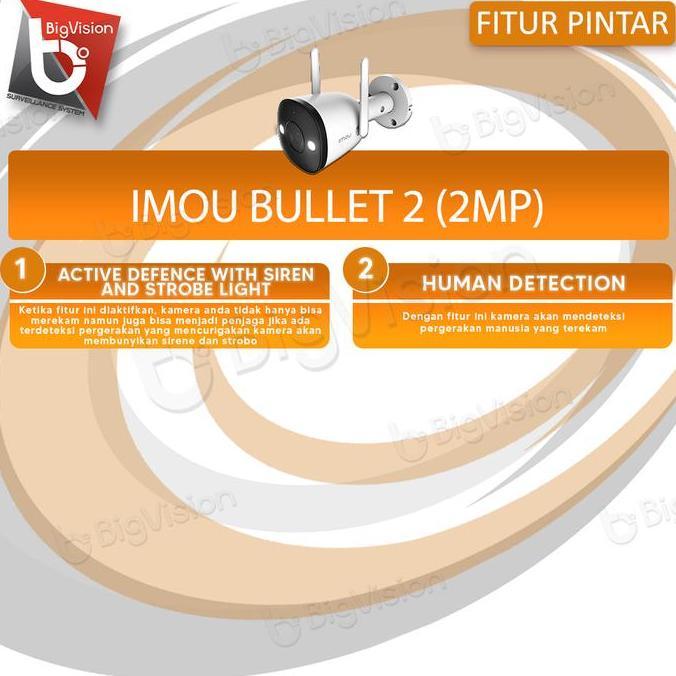 Agent- Imou Bullet Kamera Cctv Wifi Camera Outdoor Fix Lens