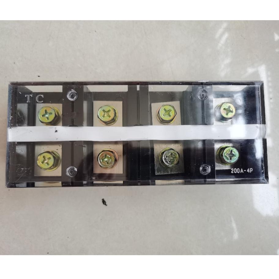 Terminal Block 200A 4P - Terminal Block Kaca TC-2004