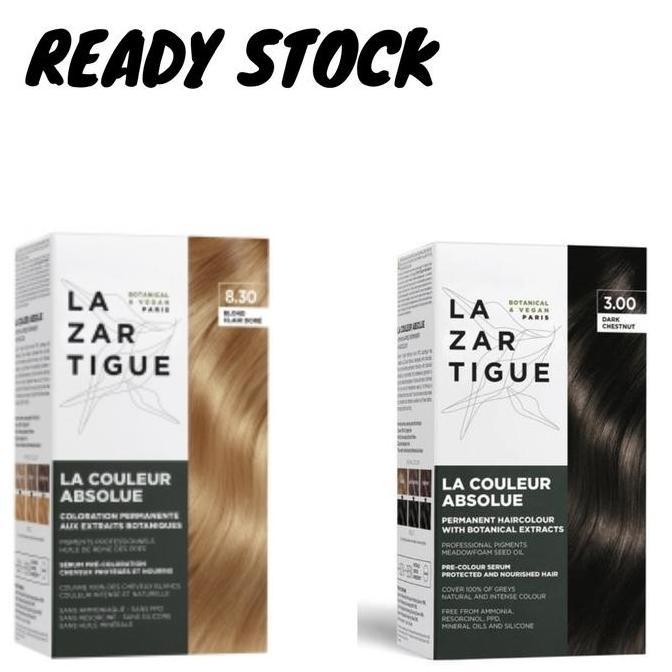 Cat Rambut ORI FRANCE Lazartigue Permanent Haircolor With Botanical Extracts