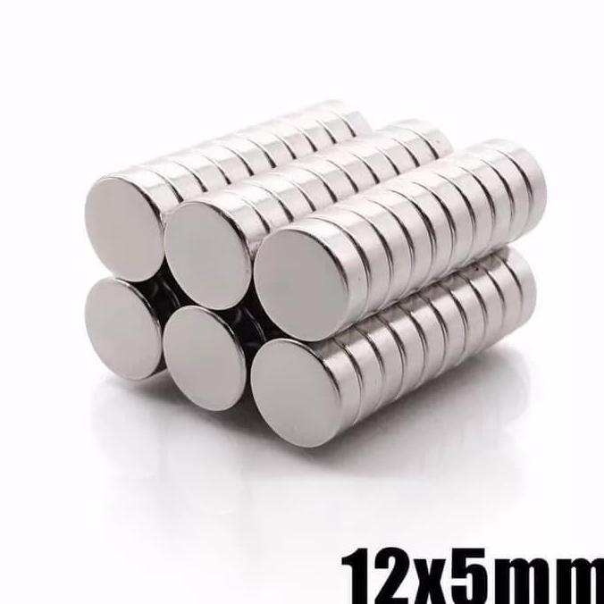 Magnet Neodymium Bulat Ketebalan 4mm dan 5mm