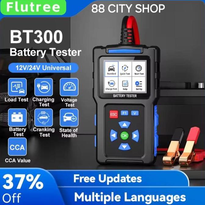 lapakjajan33  - battery tester digital print te st aki detektor baterai multi language