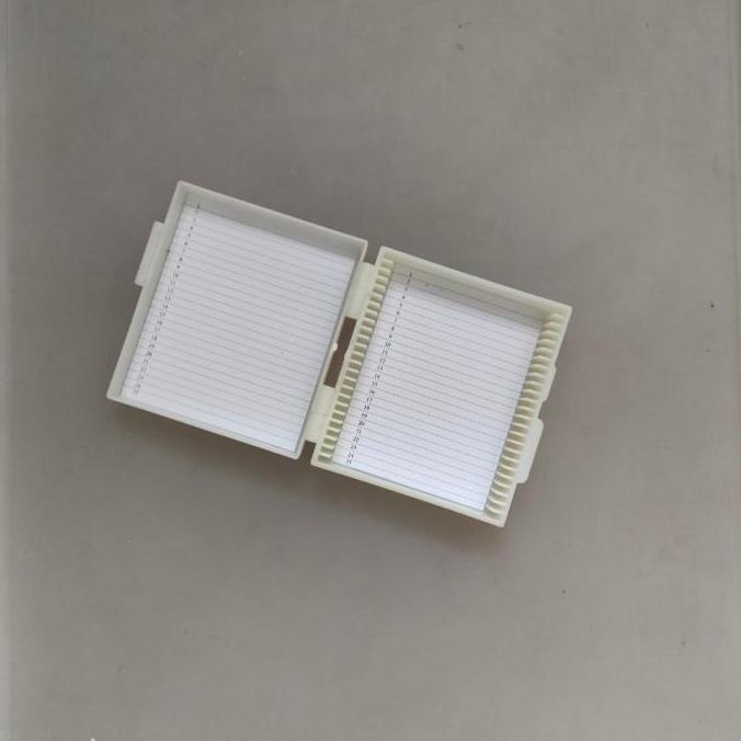 Slide box kotak preparat isi 25 kotak objek glass