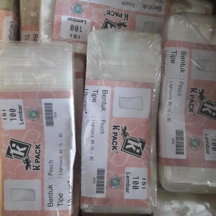 Plastik standing pouch K'pack 09 x 15.