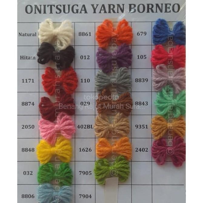 Benang Rajut Akrilik Wol Borneo Onitsuga