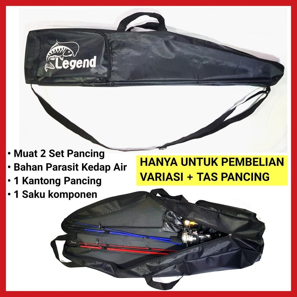 Pancing 1 Set Tinggal Pakai Joran Sambung 2 Daido Manta Power Solid 1,8 Meter / 180 Cm Reel Audrey