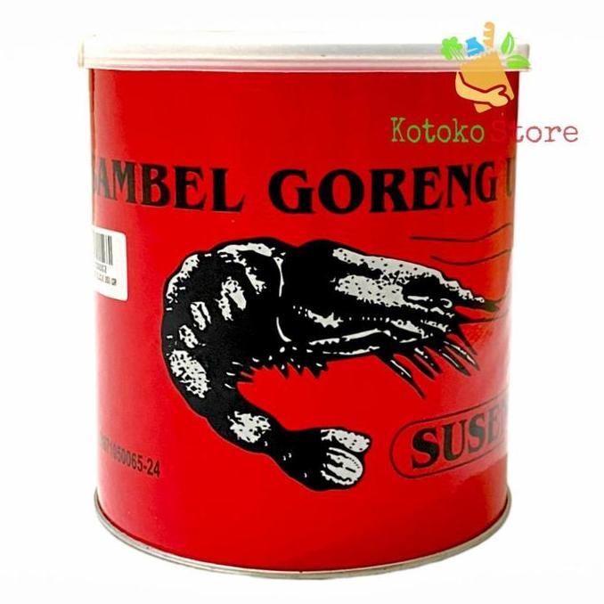 Sambal Goreng Udang Suseno Lampung / Sambel Goreng Kentang Ebi Suseno Kaleng 250gr