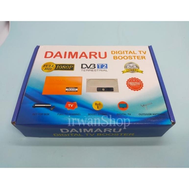CUCI GUDANG Booster Antena Tv Digital UHF Daimaru Komplit indoor outdoor